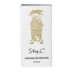 Stig Lindberg Karneval decoration hanger, Gold