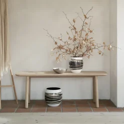 Stockholm Lignum vase, Ø22.5 cm