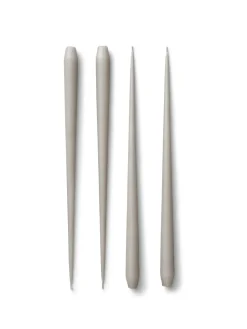 STOFF antique candles by ester & erik large 4-pack, Sand