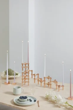 STOFF antique candles by ester & erik large 4-pack, White