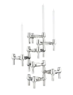 STOFF Nagel BMF candle holder, Chrome