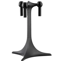 STOFF Nagel candle stand, Black