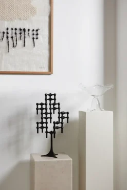 STOFF Nagel candle stand, Black
