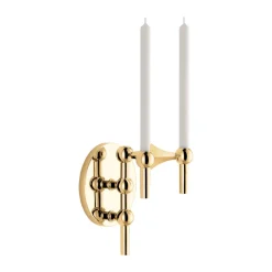 STOFF Nagel candle sticks wall, Brass