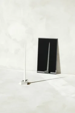 STOFF Nagel reflect candle holder small 2.7 cm, Chrome