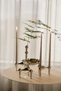 STOFF tapered candle by ester & erik 6-pack, sand