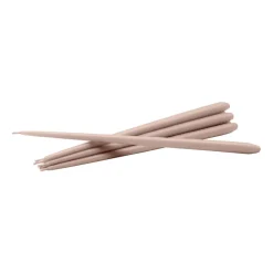 STOFF tapered candle by ester & erik 6-pack, Latte