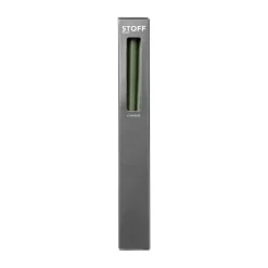 STOFF tapered candle by ester & erik 6-pack, Dusty green