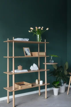 Stories Shelf with 4 shelves, Oak