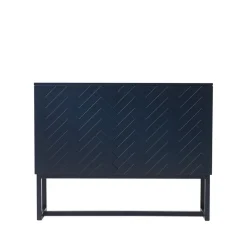 Story Side table, Midnight blue, blue stand