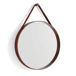 Strap Mirror, Dark brown