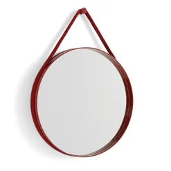 Strap Mirror, Red