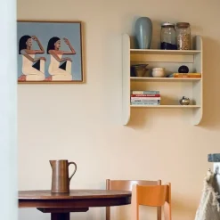 Strapats wall shelf 62x73,6 cm, Off-white