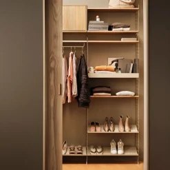 String cabinet with flip door, Ash, 78x30 cm