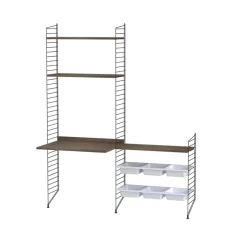 String children's room walnut & black - Combination E