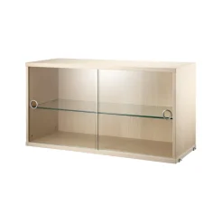 String display cabinet, Ash, 78x30 cm