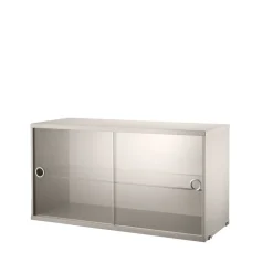String display cabinet, Beige, 78x30 cm