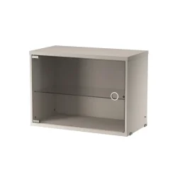 String display cabinet, Beige, 58x30 cm