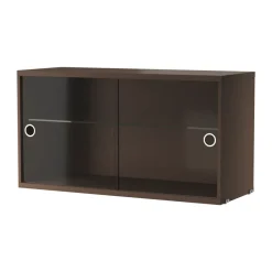 String display cabinet, Dark oak, 78x30 cm