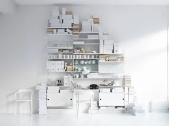 String display cabinet, White, 78x30 cm