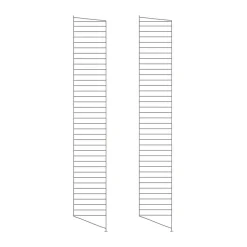 String floor panels, Dark grey, 200x30 cm, 2-pack
