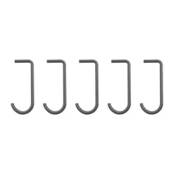 String J-hook 5-pack, Dark grey