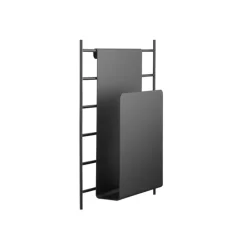 String magazine holder 17x27 cm, Black