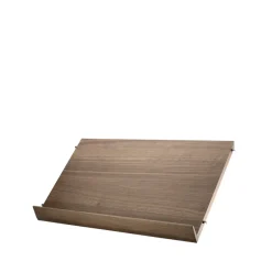 String magazine shelf wood, Walnut, 58x30 cm