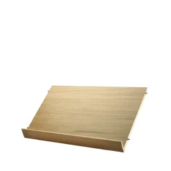 String magazine shelf wood, Oak, 58x30 cm