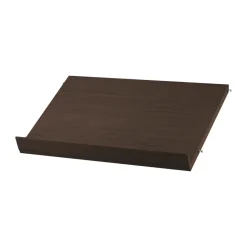 String magazine shelf wood, Dark oak, 58x30 cm
