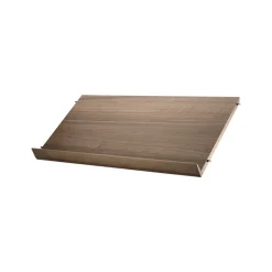 String magazine shelf wood, Walnut, 78x30 cm