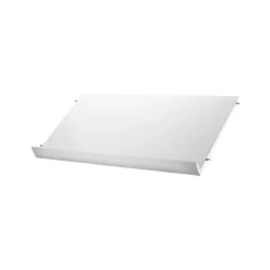 String magazine shelf wood, White, 78x30cm