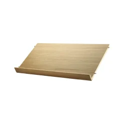 String magazine shelf wood, Oak, 78x30 cm
