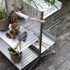 String Outdoor Freestanding post, Galvanized