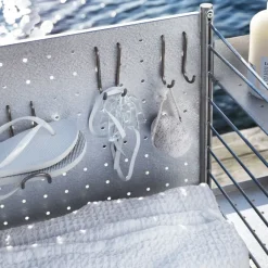 String Outdoor Free-standing hook, Stainless steel, 4-pack