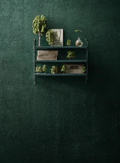 String Pocket wall shelf, Tegnér green