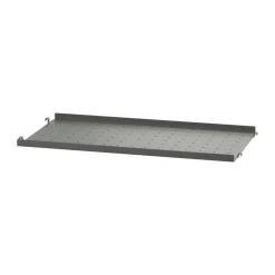 String shelf metal, Dark grey, 58x30 cm, low edge