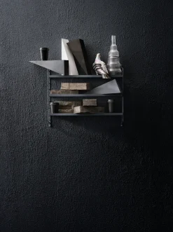 String shelf Pocket metal, Sergel grey