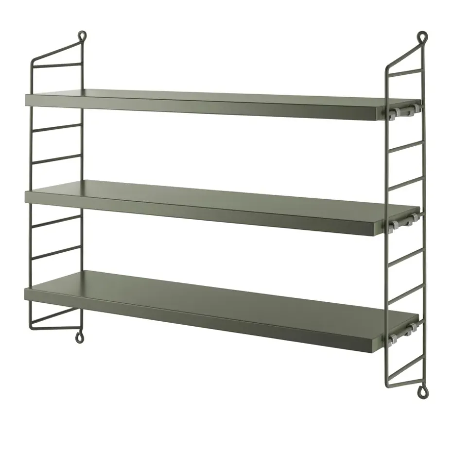 String shelf Pocket sage, Sage (green)