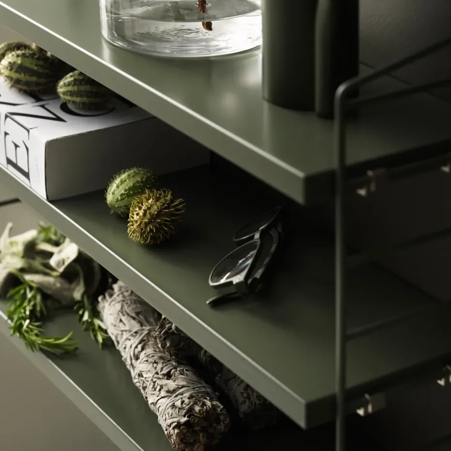 String shelf Pocket sage, Sage (green)