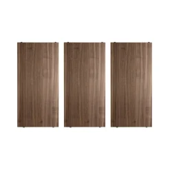 String shelf, Walnut, 58x30 cm, 3-pack