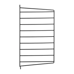 String wall panels, Black, 50x30 cm, 1-pack