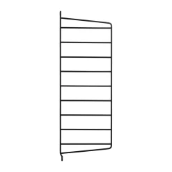 String wall panels, Black, 50x20 cm, 1-pack