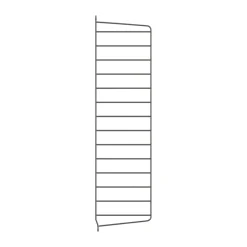 String wall panels, Dark grey, 75x20 cm, 1-pack