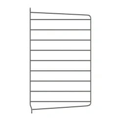 String wall panels, Dark grey, 50x30 cm, 1-pack