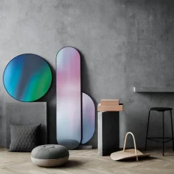 Studio Roso mirror round, Green