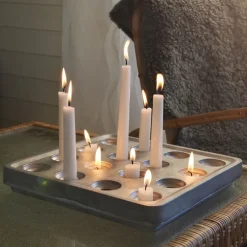 Stumpastaken candle holder, large