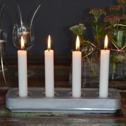 Stumpastaken candle holder long, 8,5x29,5 cm