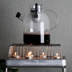 Stumpastaken candle holder base, Silver