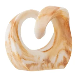 Swirl decoration, Brown